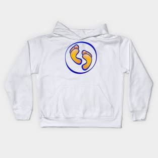 Golden Feet - Barefoot Running Kids Hoodie